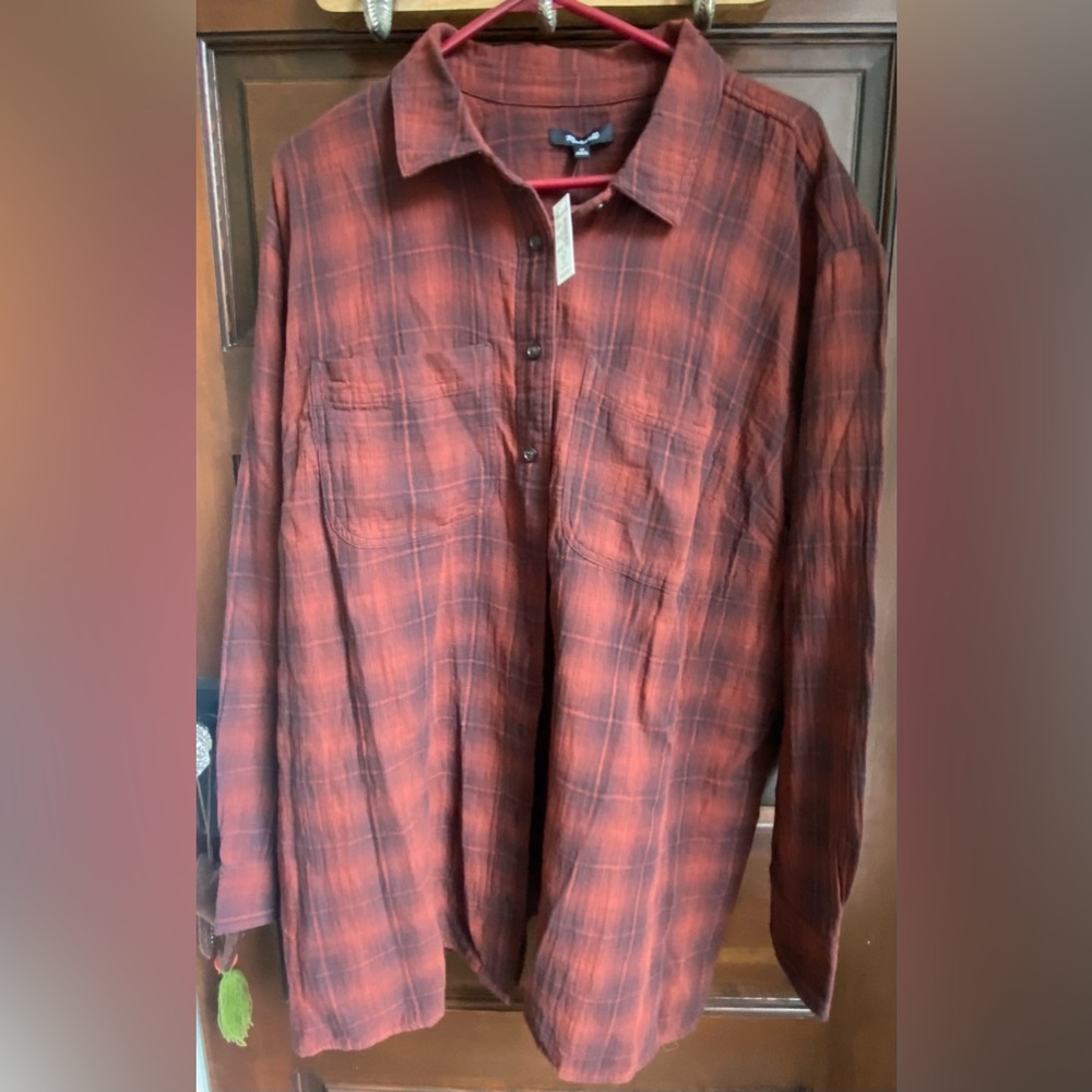 NWT Madewell plus shirt shacket - Picture 7 of 14
